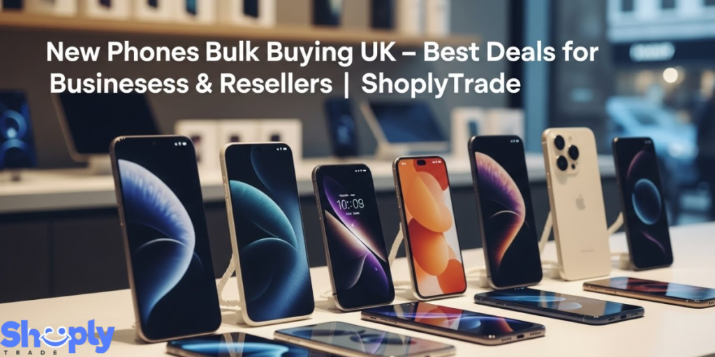 New Phones Bulk Buying UK – Best Deals for Businesses & Resellers | ShoplyTrade 