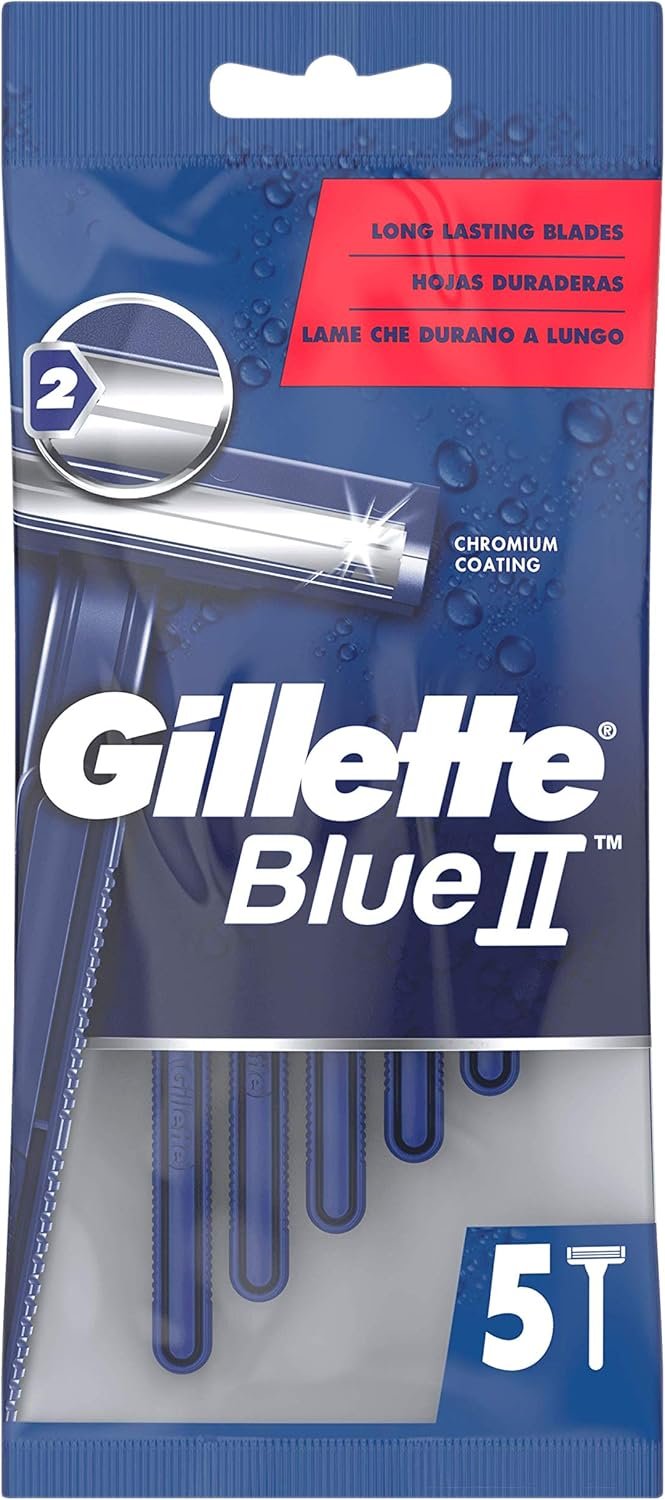 Gillette Blue II Plus Disposable Razors – Pack of 10
